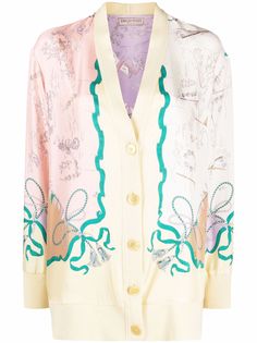 Emilio Pucci длинный кардиган с принтом Holidays