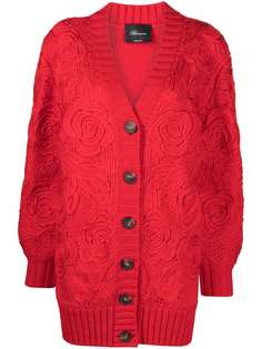 Blumarine длинный шерстяной кардиган
