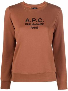 A.P.C. толстовка с вышитым логотипом