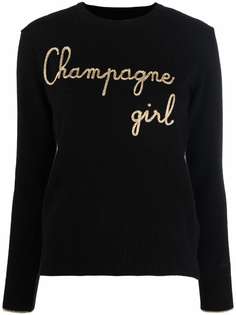 Mc2 Saint Barth джемпер Champagne Girl с вышивкой