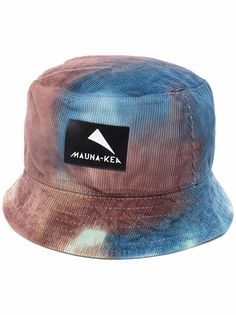 Mauna Kea панама с принтом тай-дай и нашивкой-логотипом