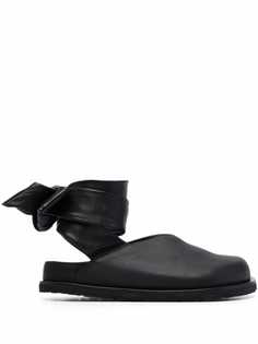 Jil Sander туфли с завязками из коллаборации с Birkenstock