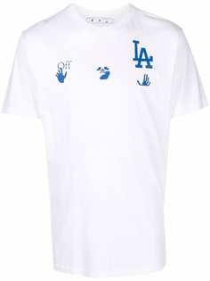 Off-White футболка LA Dodgers с логотипом