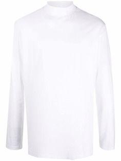 Y-3 футболка с воротником-воронкой
