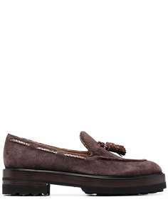 Fratelli Rossetti tassel-detail suede loafers
