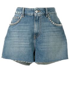 IRO Nyoso stud-embellished denim shorts