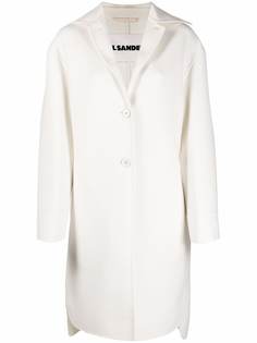 Jil Sander пальто прямого кроя