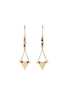 Isabel Marant серьги с треугольными подвесками