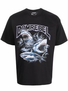 DOMREBEL футболка с принтом