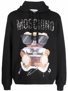 Moschino худи с принтом Teddy Bear
