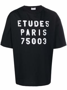 Etudes футболка оверсайз с логотипом