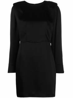 TWINSET платье с длинными рукавами и круглым вырезом