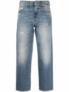 7 For All Mankind укороченные джинсы Poetic