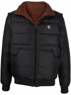 Calvin Klein Jeans пуховик с флисовой подкладкой