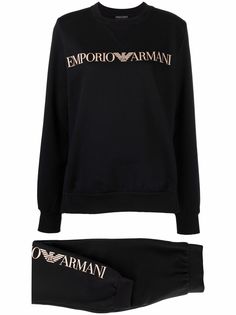 Emporio Armani спортивный костюм с логотипом