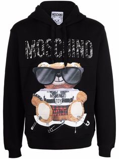 Moschino худи с принтом