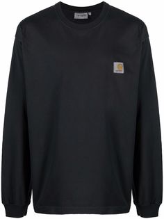 Carhartt WIP футболка с длинными рукавами и нашивкой-логотипом