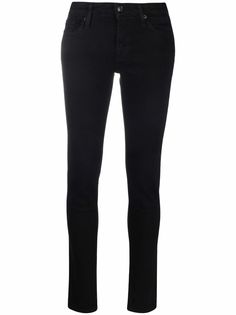 7 For All Mankind джинсы скинни средней посадки