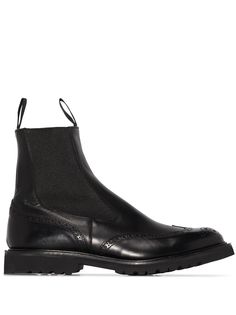 Trickers Henry perforated Chelsea boots