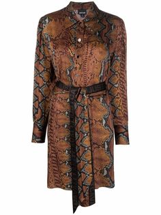 Just Cavalli платье со змеиным принтом