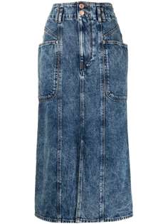 Isabel Marant Étoile джинсовая юбка миди Toria