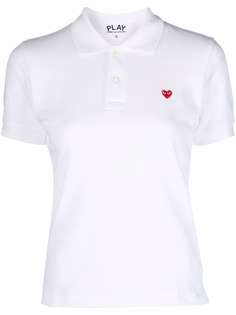 Comme Des Garçons Play logo-patch polo shirt
