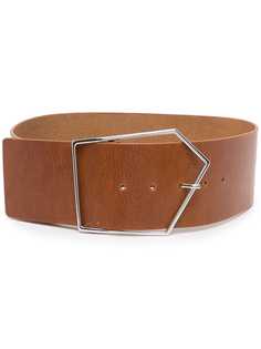 IRO geometric buckle belt