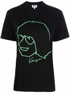 Kenzo футболка с графичным принтом
