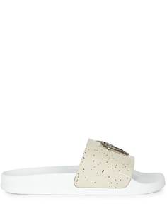 Giuseppe Zanotti шлепанцы Brett с логотипом