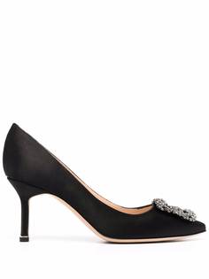 Manolo Blahnik атласные туфли-лодочки Hangisi 70