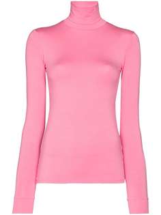Raf Simons Uni Sous logo-embroidered roll-neck T-shirt