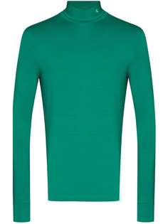 Raf Simons Uni Sous logo-embroidered roll-neck T-shirt