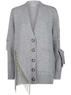 Christopher Kane cutout crystal chain cardigan