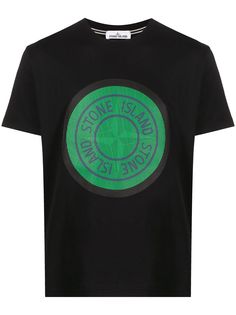 Stone Island logo-print cotton T-shirt