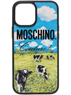 Moschino logo-print iPhone 12 Pro case