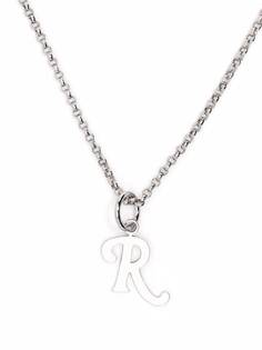 Raf Simons R Initial necklace