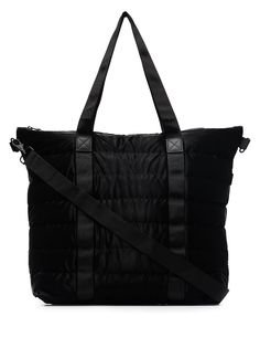 Rains quilted tote bag