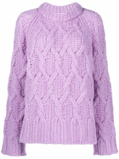 Acne Studios chunky knit mock-neck jumper