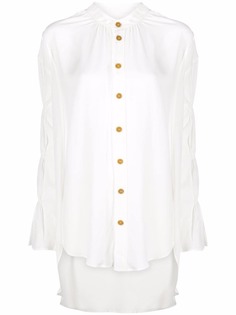 Vivienne Westwood ruched sleeve shirt