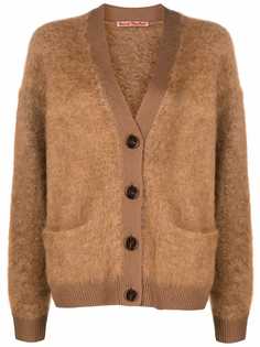 Acne Studios toffee buttoned cardigan