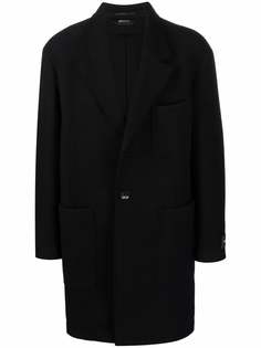Z Zegna notched-lapel single-breasted coat