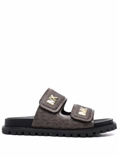 Michael Michael Kors monogram-print double-strap sandals