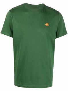 Kenzo logo-appliqué organic cotton T-shirt