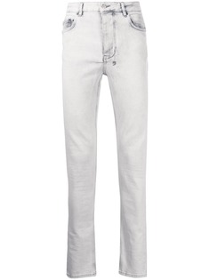 Ksubi mid-rise acid wash skinny jeans