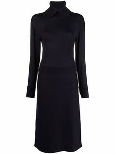 Dorothee Schumacher roll neck wool-silk jumper dress