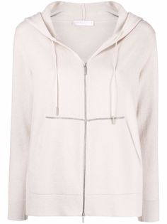 Fabiana Filippi drawstring long-sleeve hoodie