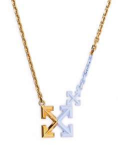 Off-White Arrows two-toned necklace