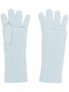 Malo rib-knit cashmere gloves