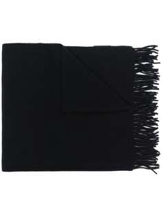 Canada Goose logo patch knit scarf