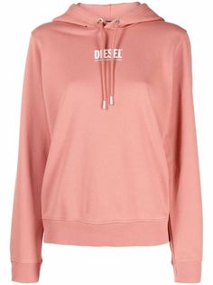 Diesel logo drawstring hoodie